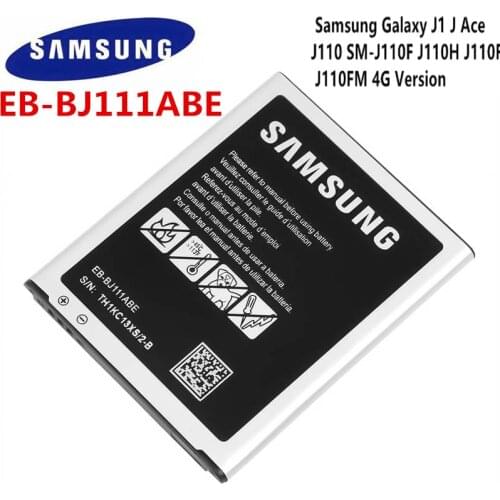 SAMSUNG Orginal EB-BJ111ABE 1800mAh Battery For Samsung Galaxy J1 J Ace J110 SM-J110F J110H J110F J110FM 4G Version