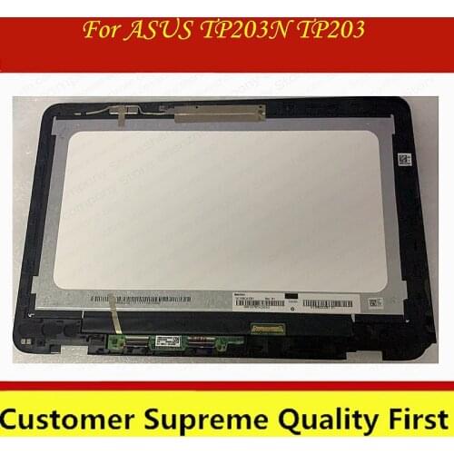 11.6 inch lcd touch screen lcd assembly with frame bezel B116XAN04.3 For ASUS TP203N TP203