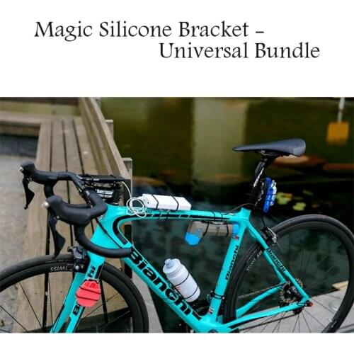 Silicone Bike kettle Bracket Bicycle Shockproof Water Bottle Cage Drink Holder Cycling Anti Slide Phone Mount Holder
