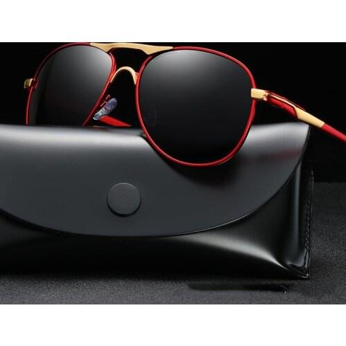 Luxury Driving Polarized Sunglasses Women Men Brand Designer Retro Metal Mens Fishing Sun Glasses Male Shades Man Goggles UV400
