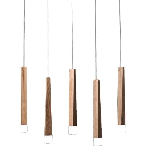 Wonderland LED Pendant Lamp Simple Europe Simple Wooden Light 30CM 220V Surface Mounted For Palor Study Master Dining Bedroom