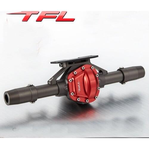TFL 1/10 RC Car accessories AXIAL SCX10 T10 pro D90 Rock Crawler Metal Rear Axle Housing TH04694-SMT6