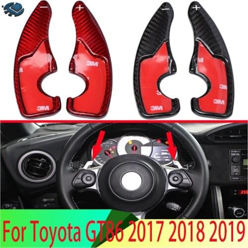 For Toyota GT86 2017 2018 2019 Carbon Fiber Steering Wheel Shift Paddle Extension