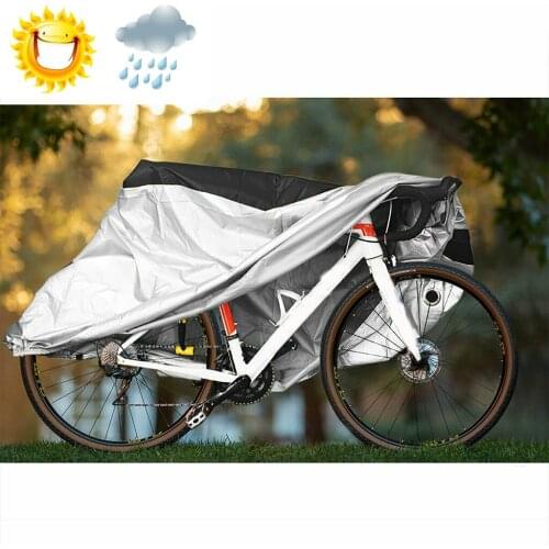 Universal Bike Cover Waterproof Outdoor Indoor Bicycle Stroage Covers for Mountain Road Bikes, Rain Sun UV Proof Snow Rustproof