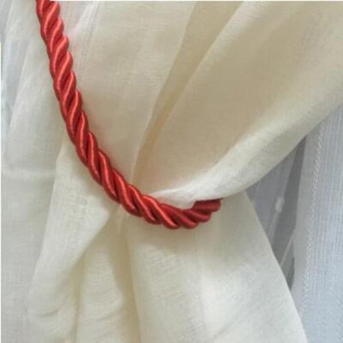 1PC Handmade Weave Curtain Tieback Curtain Holder Clip Buckle Rope Home Decorative Room Accessories Curtain Tie Backs Multicolor