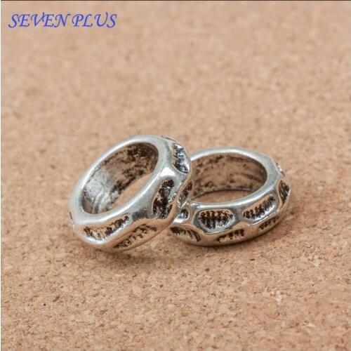 High Quality 20 Pieces/Lot 6mm*17mm Antique Silver Plated Metal Jewelry Making Charms