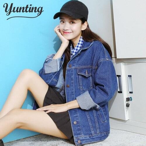 2021 Hot Fashion Washed Loose Long-sleeved Thin Denim Jacket Coat Leisure All-matched Top Outwear