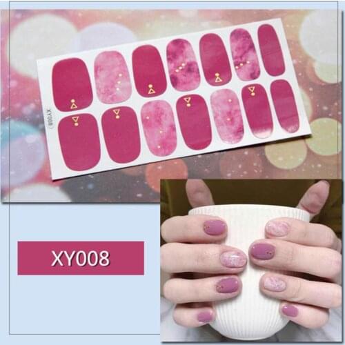 12 Colors Nail Sticker Full Cover Star Moon Colorful Shiney Glossy DIY Design Decoration Nail Art Patch With Nail File Manicure