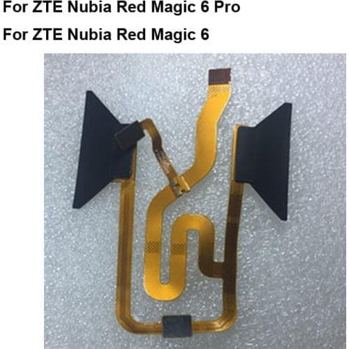 2PCS For ZTE Nubia Red Magic 6 Pro Quality Replacement Breathing Flashing Light Strip Flex Cable For Red Magic 6 NX669J Parts