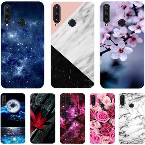 6.3" For Huawei Y6P Case MED-LX9N Cover Silicone Bumper Soft TPU Back Cover Phone Case for Huawei Y6P MED-LX9N Y 6P 2020 Case