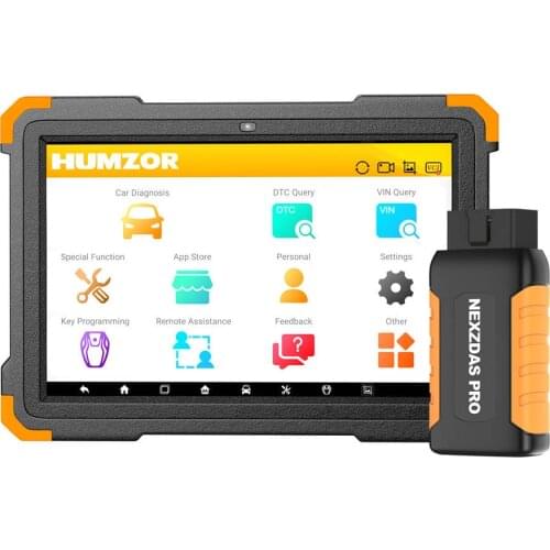 Humzor NexzDAS Pro OBD2 Scanner With IMMO/ABS/EPB/SAS/DPF/Oil Reset Full System Auto Diagnostic Tool