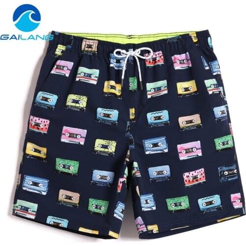 Gailang Brand Men Beach Board Shorts Boardshorts Mens Short Bottoms Summer Swimwear Swimsuits Quick Drying Shorts Casual New