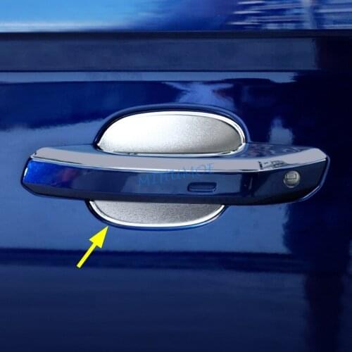 Chrome Door Handle Surrounds Protector For Audi Q5 Sportback SQ5 FY 2017-2022 Accessories