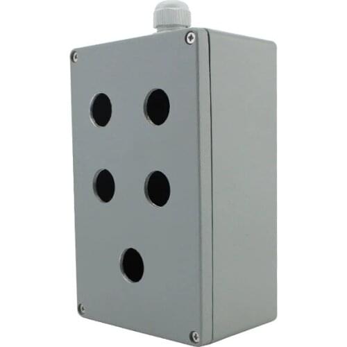 Custom drilling aluminum ip67 waterproof power push button switch box