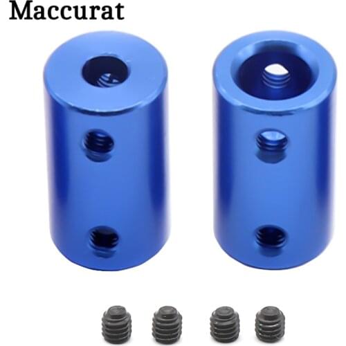 5mm 8mm Aluminum Alloy Coupling Bore 3D Printer Parts Blue Flexible Shaft Coupler Screw Stepper Motor Flexible Shaft Coupler