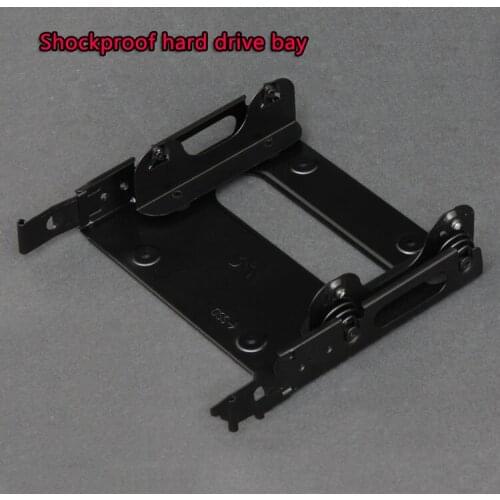 Non-universal 3.5-inch shockproof hard drive bracket Shock absorber first horse tank Black hole Titan Armored chassis