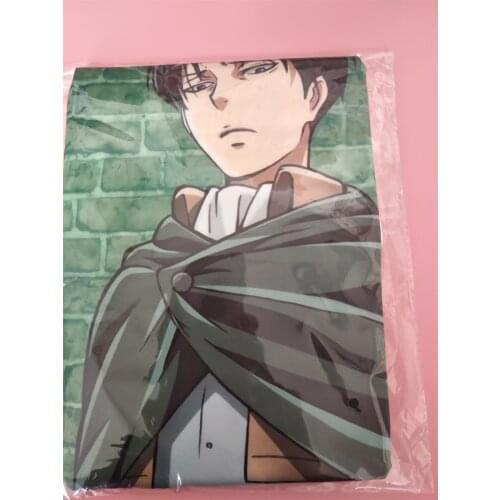 NEW Shingeki no Kyojin Erwin Smith Levi Dakimakura Sexy Body Hug Pillowcase Cover Anime Manga