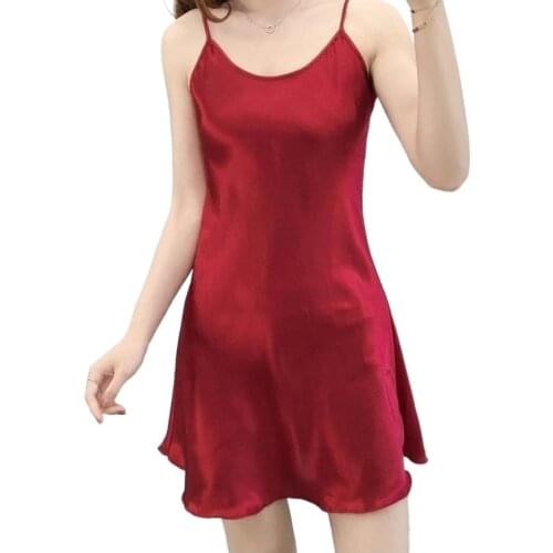 Sexy womens pajamas lingerie bathrobes summer spring autunm home suit imitation silk suspender nightdress skirt plus size