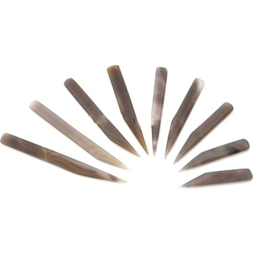 1Pcs Jewelry Tools Agate Burnisher Without Handle Knife Shape for Jewelry Polishing Random Color