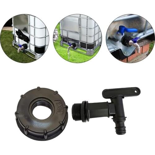 Garden Hose Faucet Rain Barrel Faucet Threaded Water Tap For Water Connectors Garden