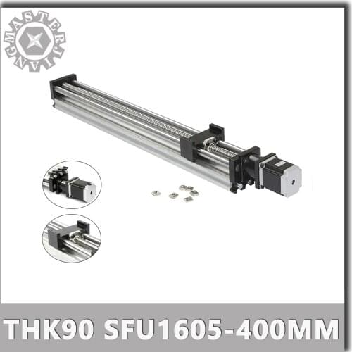 SFU1605-400mm Stage B Linear Guide Rails Linear Actuator System Module Table Travel Length Cnc Guide Ballscrew Sliding THK90