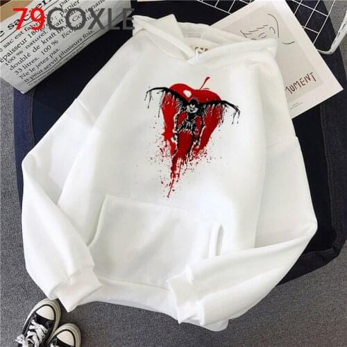 Death Note hoodies women grunge Ulzzang women clothing hoddies hip hop streetwear