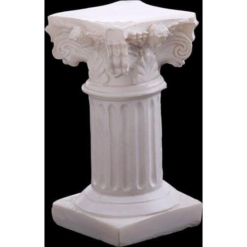 Resin Roman Column Pillar Model Statue Miniature for Sandplay Sand Table Game Kits Garden Yard Diorama Scenery Layout Accessory