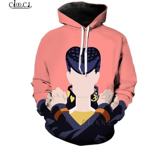 HX Anime JoJos Bizarre Adventure 3D Print Hoodie Men Women Tracksuit Autumn Long Sleeve Pullover Fashion Tops Drop Shipping