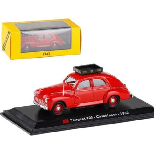 1/43 Scale Static Model Cuba Paris 1968 Casablanca 1960 TAXI Diecast Metal Car Model Toy For Baby Gifts Collection Original Box