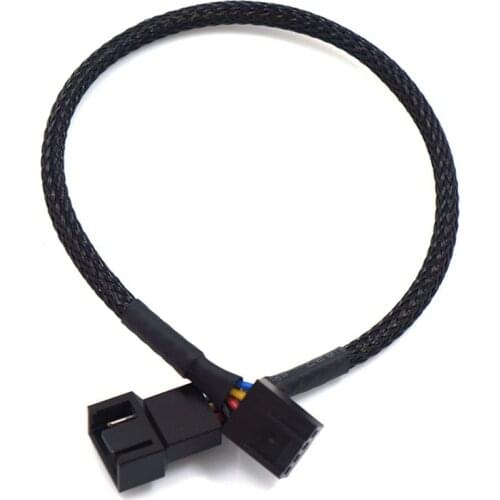 1pcs 27/42/60/80cm PWM Extension Cable Mainboard CPU 4 PIN Fan 4P Adapter Cable Computer Case 4 PIN Power Cables Connectors