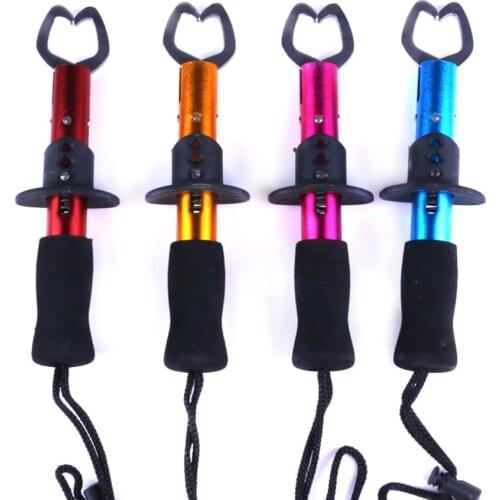 17cm 73g Portable Stainless Steel Fishing Gripper Fish Grip Lip Clamp Grabber Fishing Plier Fishing Tackle Gripper Accessoryer