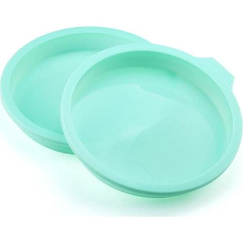 2PCS Silicone Cake Mold Round Shape Rectangular Silicone Bread Pan Toast Bread Mold Cake Tray Mould Non-stick Baking Tools