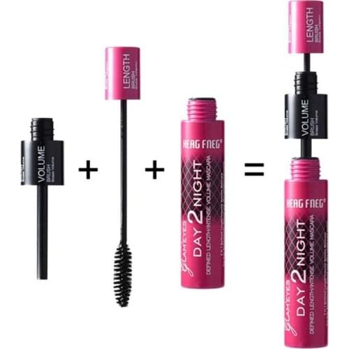 4D Silk Fiber Mascara Natural Curling Thick Eyelash Extension Waterproof Long Lasting Anti-smudge Volumising Eyes Makeup TSLM1