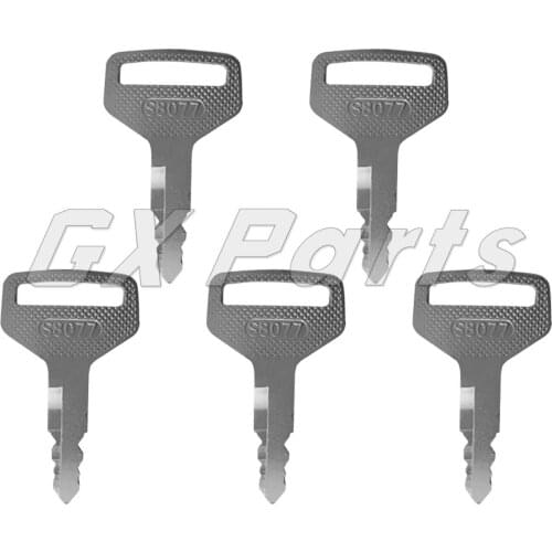 5) Ignition Key 36919-75190 for Kubota Tractor M105SDT M105XDT M126XDC M135XDCS L4200DT L4200F Utility Vehicle RTV1100MCW