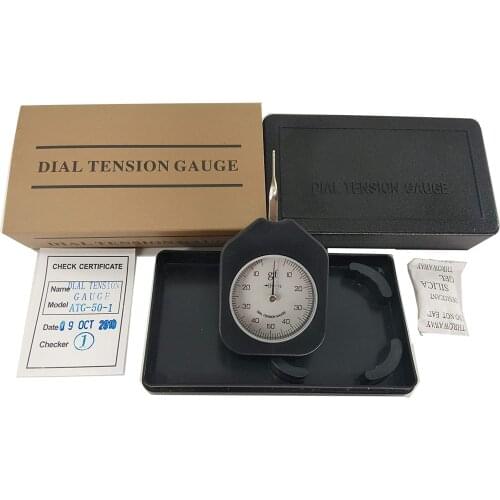 50g Dial Tension Gauge with ATG-50-1 single pointer Tensiometer Gauge Meter