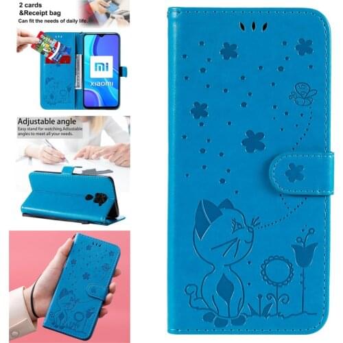 Flower Cell Phone Cases For armor Redmi Note 8 Telephone PU Leather Book Cover Caso Xiaomi cellular Note 9 6 Pro 4X 9S 8T 5 7