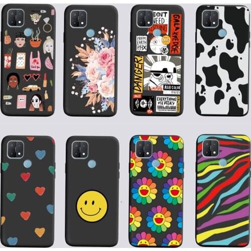 For Oppo A15s Case TPU Soft Cover Silicone Oppo A15 Phone Case Black Back CPH2179 CPH2185 Cases Covers Bumper A 15 S 6.52" Shell