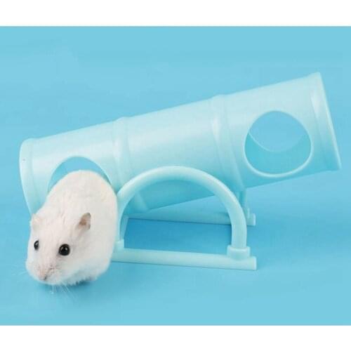 Hamster Seesaw Tube Plastic Hamster Seesaw Toy Seesaw Tunnel Toy for Hamster Rat Mouse Seesaw Accessories Pet Hamster Toys