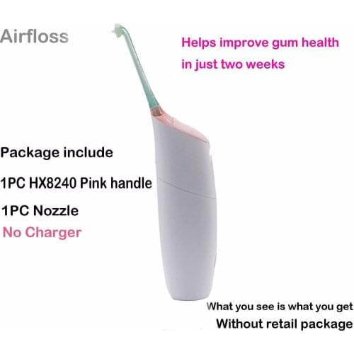 Philips Sonicare AirFloss Electric Flosser Handle HX8140 & Nozzle Electric Flosser HX8111 HX8211 HX8141 HX8154 W/O Retail box