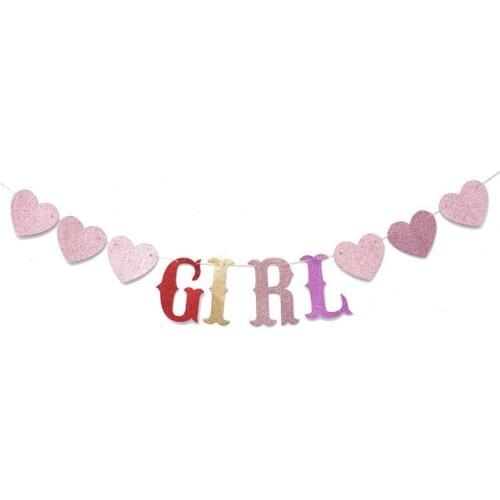 1SET Heart-shaped Paper Garlands 2M Colorful Bunting Home Wedding Party Banner Hanging Birthday Boy Girl Room Door Decoration