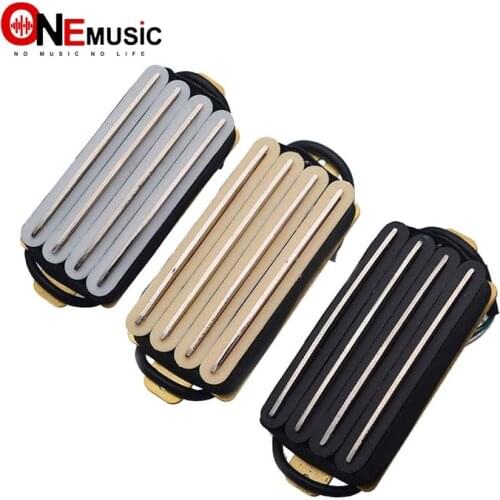 Hot Rail 2-Dual Blade Electric Guitar High Output Track Type Four Coil Humbucker Pickup
