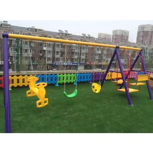 Outdoor baby swing chair playground childrens plastic slide garden toys seat kids monkey bars set children child swing nest Q65