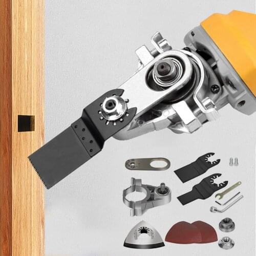 Multifunction Angle Grinder Transform to Cutter Polisher Compatible Saw Blade Metal Grinding Machine Conversion Woodworking Tool