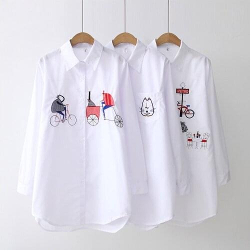 Moringcute White Blouses