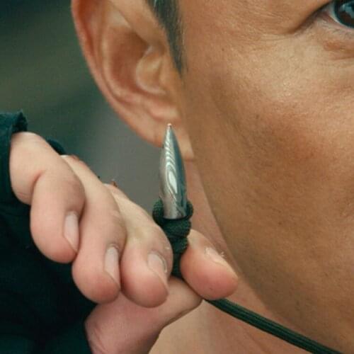 New Fashion Necklace Wolf 2cold Front With The Money Bullet Pendant Men And Women Trend Evil Spirits Gift Retro Bullets Necklace