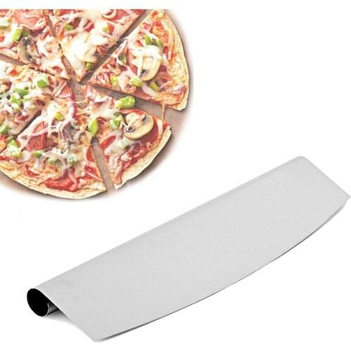 Pizzacraft Rocking Pizza Cutter Knife Stainless Steel Rocker Slicer To Cut Pizzas Cutting Tools Accessories Serving Slicer Tool