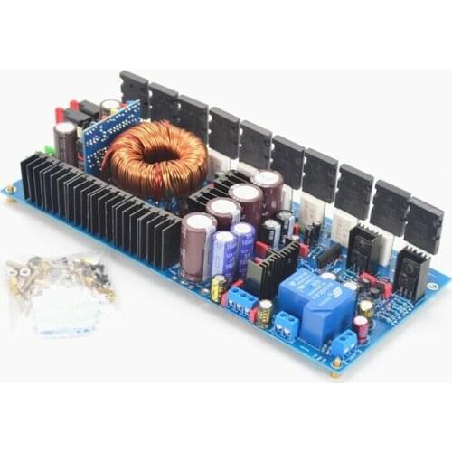 Assembeld A1943 C5200 Mono 500W Power Amplifier Board DC12V Car Amp DIY