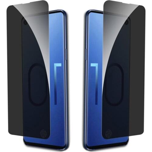 Full Cover Premium Tempered Glass For Samsung Galaxy S10 S10 Plus Privacy Anti-S py Screen Protector Film