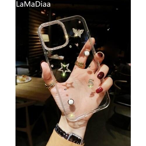 Luxury Bling Glitter Rhinestone Diamond Clear Soft TPU Phone Case For Samsung j3 j5 j7 2016 2017 J5 j7 Prime j4 j6 j8 2018