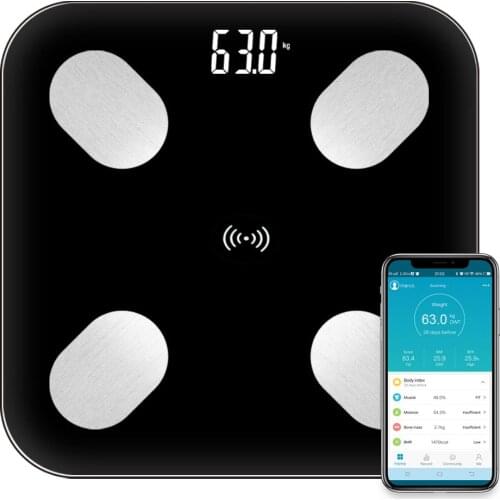Body Fat Scale Floor Scientific Smart Electronic LED Digital Weight Bathroom Scales Balance Bluetooth APP Android IOS